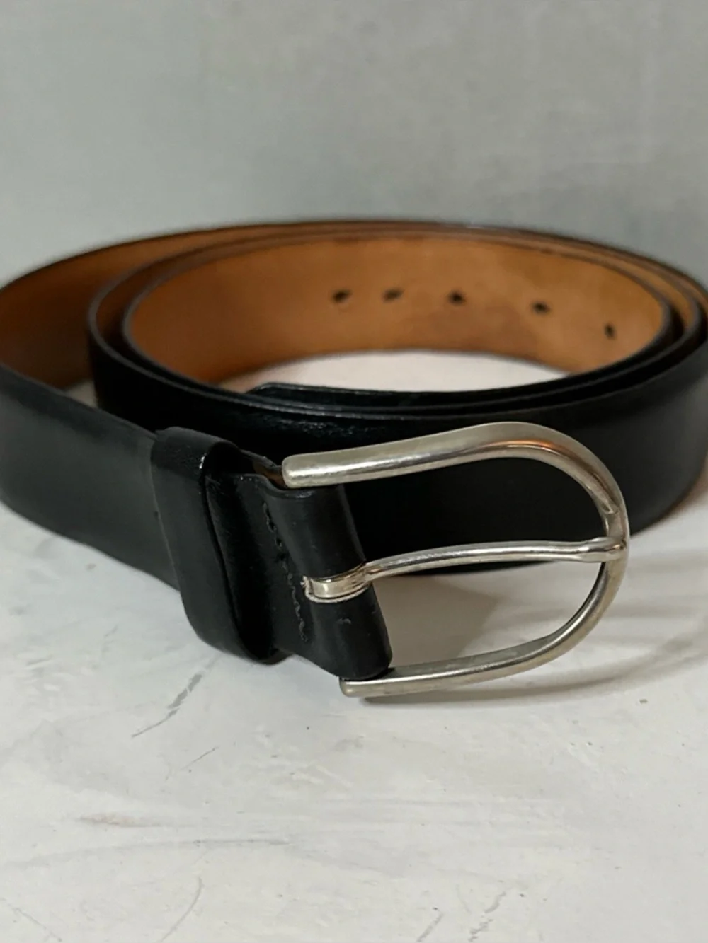 CHICAGO LEATHER WORKS VINTAGE LEATHER BELT SIZE 42